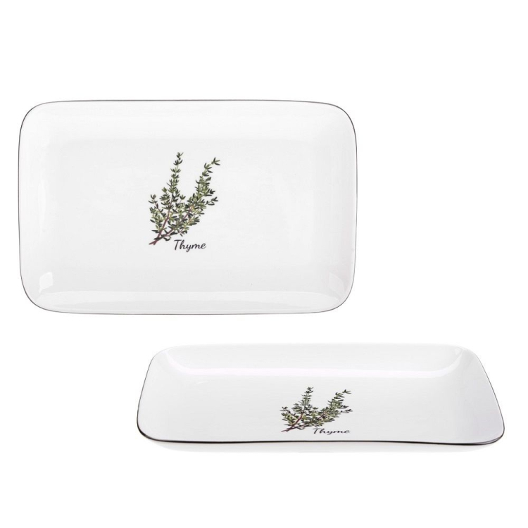 Półmisek Prowansja z porcelany 30cm THYME RAVI